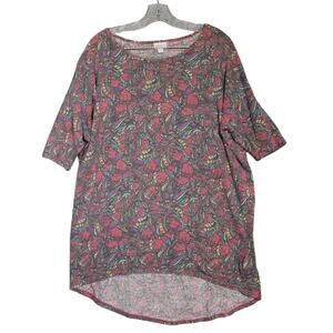 LuLaRoe Irma Shirt Womens Large‎ Short Sleeve